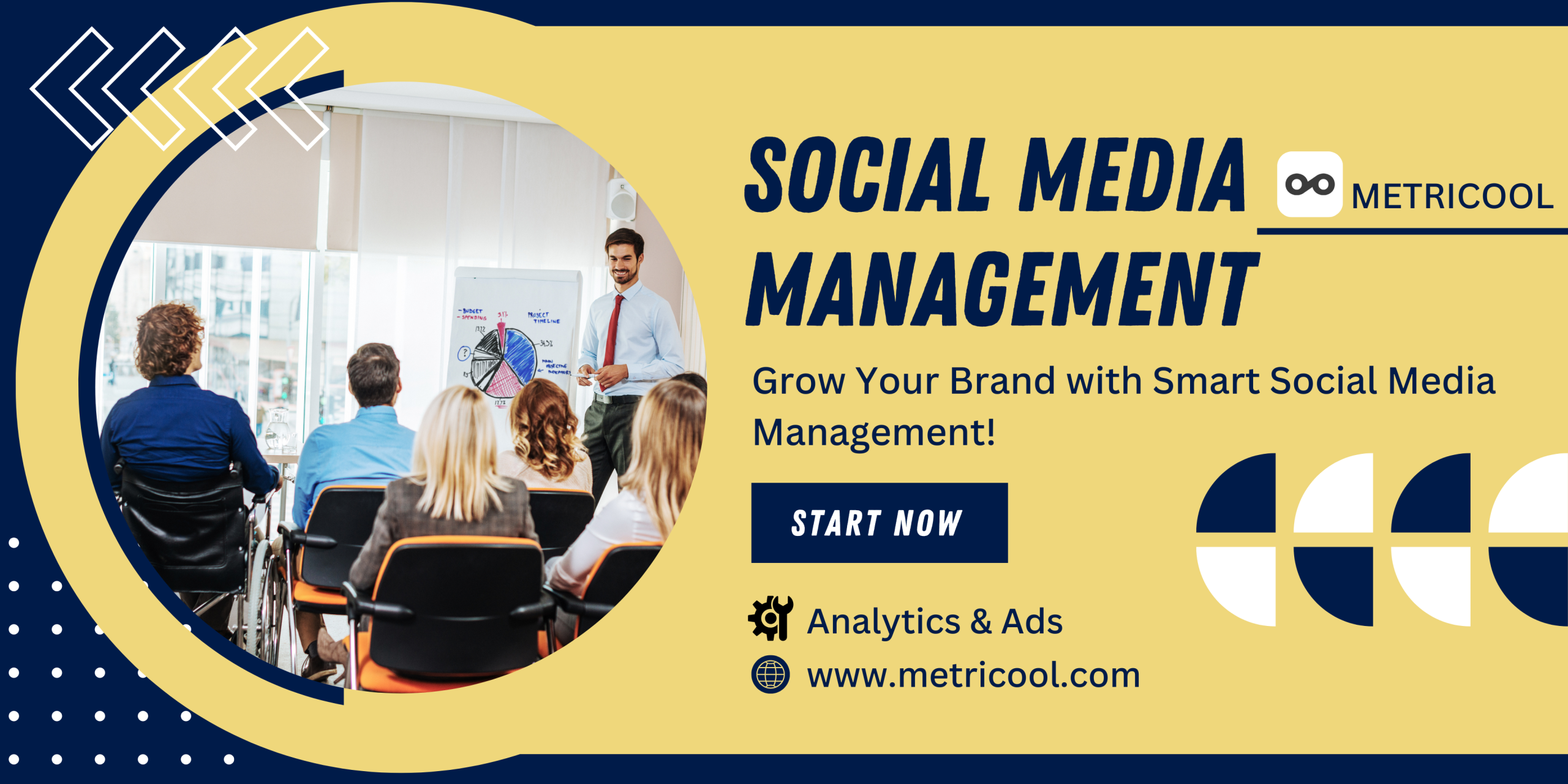 Navy & Yellow Modern Digital Marketing Course Banner Landscape Navy & Yellow Modern Digital Marketing Course Banner Landscape